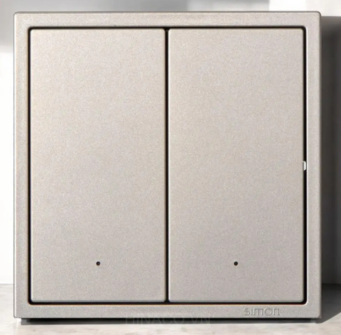 Module Công tắc đôi Simon I7 Smart màu Sâm panh 70E839TY-46