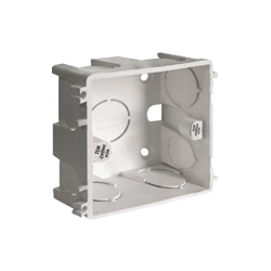 Đế âm tường vuông đơn loại 86 KT 89.5x80x50mm Simon SED1A086C lắp cho I7, V8, S6, S50, M7, S20