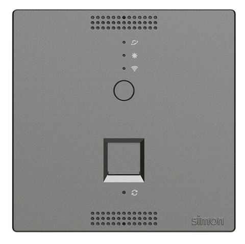 Ổ phát wifi trong phòng lắp đế âm vuông Simon 58E748-61 màu xám