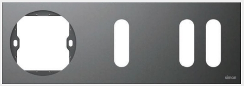 Khung viền ba (Round+Wasit-shaped+Twin Waist -Shaped) Simon S20 820831-21 Màu Xám