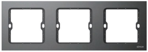 Khung viền ba (Square*3) Simon S20 820830-21 Màu Xám