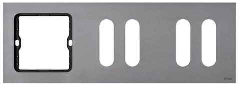 Khung viền ba (Square+ Twin wasit-shaped*2) Simon S20 820834-21 Màu Xám