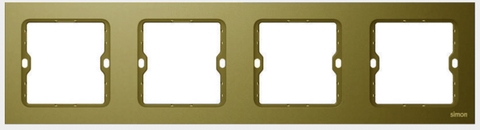 Khung viền bốn (Square × 4) Simon S20 820840-20 màu sâm panh