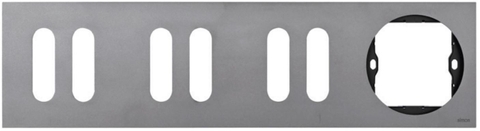 Khung viền bốn (Twin Waist-Shaped*3 + Round) Simon S20 820841-21 Màu Xám