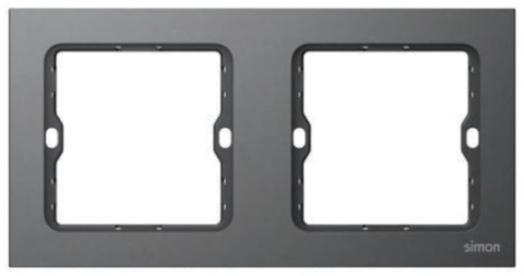 Khung viền đôi (Square*2) Simon S20 820821-21 Màu Xám