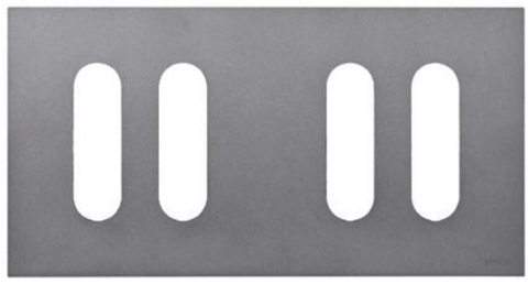 Khung viên đôi (Twin waist-shape) Simon S20 820823-21 Màu Xám