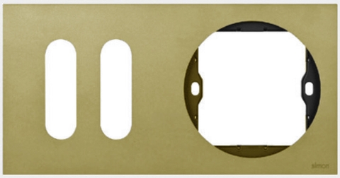 Khung viền đôi (Twin Waist-shaped+Round) Simon S20 820824-20 Màu sâm panh