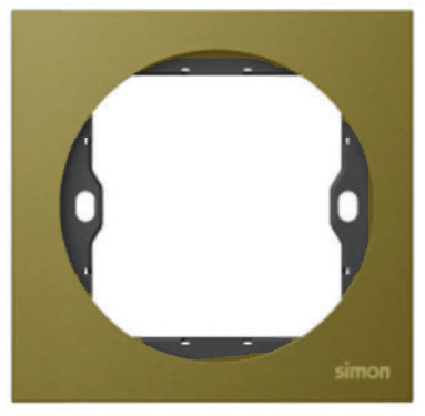 Khung viền đơn (Round) Simon S20 820815-21 Màu Xám