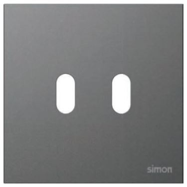 Khung viền đơn Twin Oval Simon S20 820812-21 Màu Xám