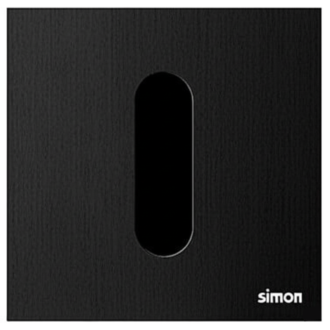 Khung viền đơn (WAIST-SHAPED) Simon S20 82813-22 Màu Black (Đen)