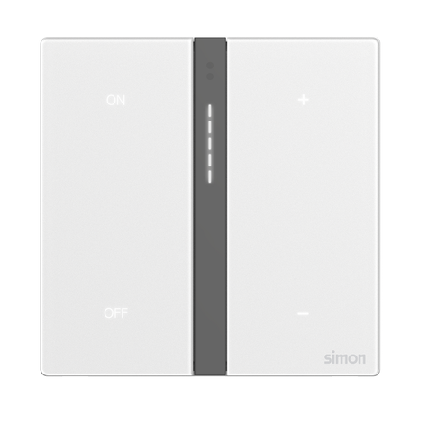 Module công tắc Dimer đơn Simon M7 Smart màu trắng 66E8015GTY-4F