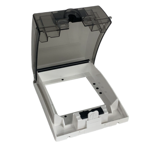 Mặt che chống nước cho ổ cắm Simon S258 IP55 cho đế vuông ngoài trời