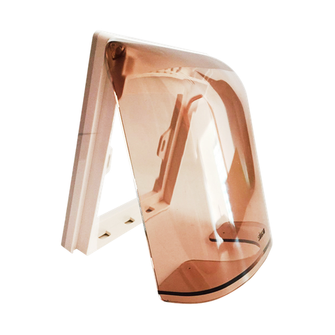 Mặt chống nước cho ổ cắm Simon S255 IP 44 lắp chuẩn đế vuông