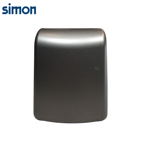 Mặt che chống nước cho ổ cắm Simon S155-61 màu xám lắp cho đế vuông