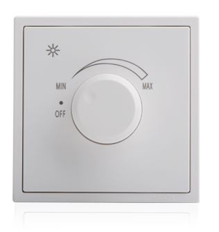 Module chiết áp đèn Simon màu trắng I7 70E101 lắp đế vuông