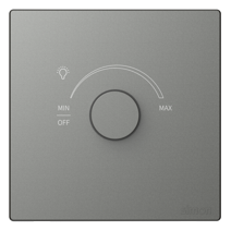 Module chiết áp đèn led 200W màu ghi xám Simon S6 58E101-61 đế vuông