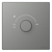 Module chiết áp quạt màu ghi xám Simon S6 58E201-61 đế vuông