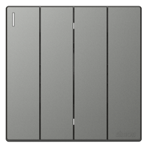 Module công tắc bốn 2 chiều màu ghi xám Simon Series S6 581042-61 lắp chuẩn đế vuông