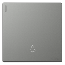 Module Công tắc chuông cửa màu ghi xám Simon Series S6 586301-61 lắp chuẩn đế vuông