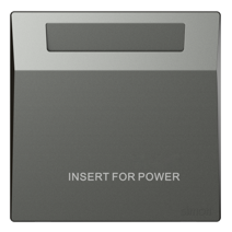 Module công tắc thẻ từ RFID màu ghi xám Simon S6 58E602-61 đế vuông