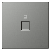 Module Ổ cắm mạng đơn màu ghi xám Simon S6 585218-61 chuẩn vuông