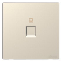 Module Ổ cắm mạng đơn màu sâm panh Simon S6 585218-46 lắp chuẩn đế vuông