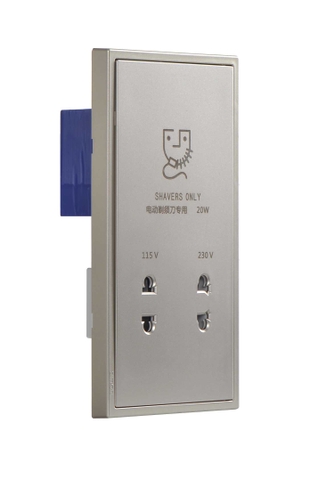 Module Bộ ổ cắm dao cạo râu Simon I7 714504-46 Màu Sâm panh