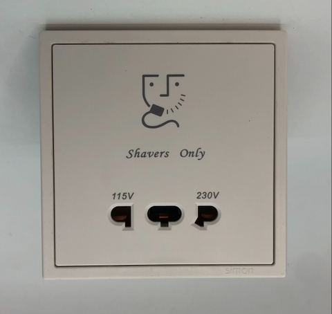 Module Ổ cắm dao cạo râu Simon I7 70E651-46 màu Sâm Panh