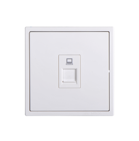 Module Ổ cắm mạng RJ45 Cat.6 màu trắng Simon I7 705218
