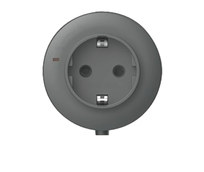 Ổ cắm đơn Schuko 16A tròn Simon Track Socket MTS1688-BL màu đen