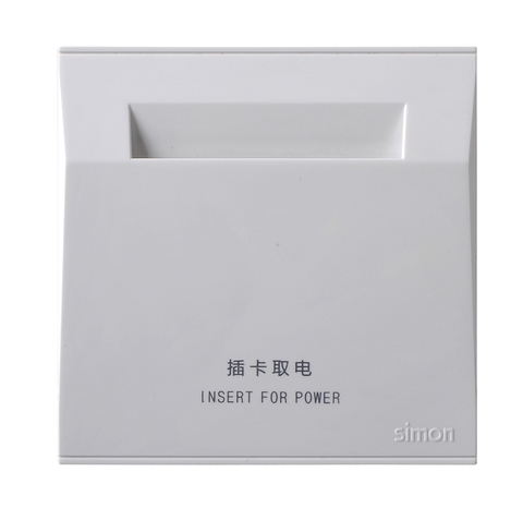 E6- Bộ công tắc thẻ từ RIFD Simon 72E602 Màu trắng