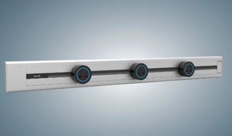 Thanh ray điện lắp nổi Simon Track Socket FTS4506-SL màu bạc