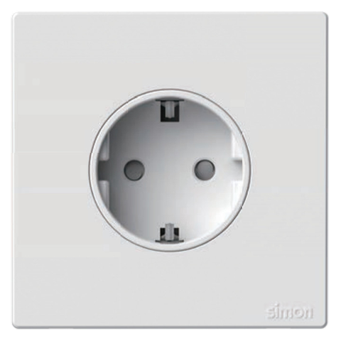 Bộ Ổ Cắm Schuko Màu Trắng Simon S6 581687