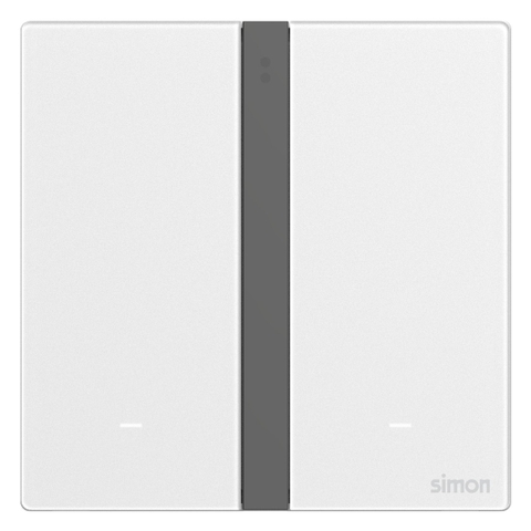 Công Tắc Đôi Thông Minh Simon M7 Metal Màu Bạc Silver (66E8002MTY-2A)