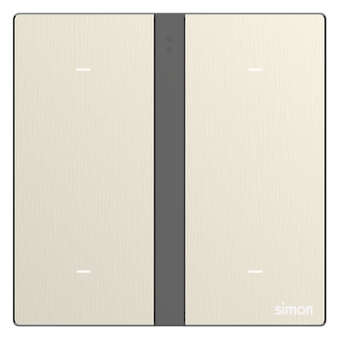 Công Tắc Bốn Thông Minh Simon M7 Metal Màu Vàng Gold (66E8004MTY-2C)