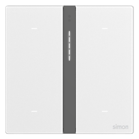 Công Tắc Ngữ Cảnh Bốn Thông Minh Simon M7 Metal Màu Bạc (Silver) 66E8008MTY-2A