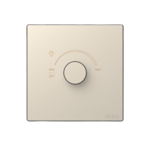 Bộ Chiết Áp Đèn Vuông Màu Sâm panh Simon S6 58E101-46