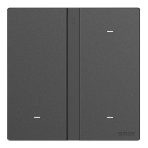 Bộ công tắc ba nhà thông minh Simon M7 Gem Smart màu Xám 66E8003GTY-4D