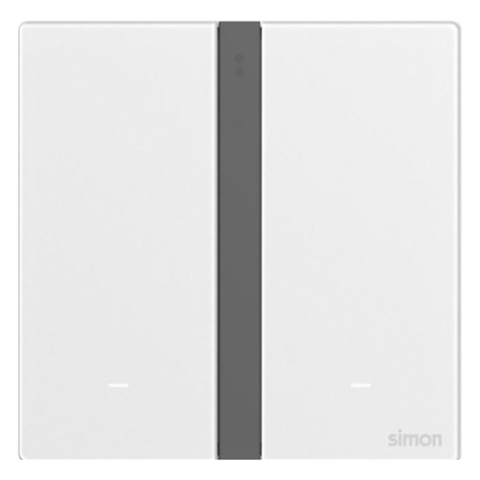Bộ công tắc đôi nhà thông minh Simon M7 Gem smart Màu Trắng 66E8002GTY-4F
