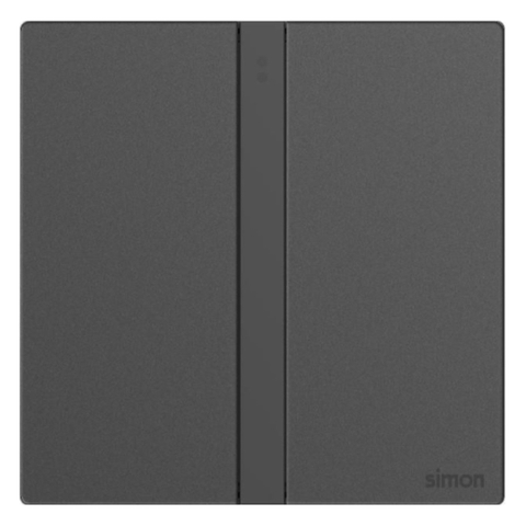 Bộ công tắc đôi nhà thông minh Simon M7 Gem smart Màu Xám 66E8002GTY-4D