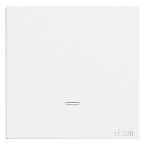 Bộ Công Tắc Đơn 20A 1 Chiều Vuông Màu Trắng Simon S6 582023