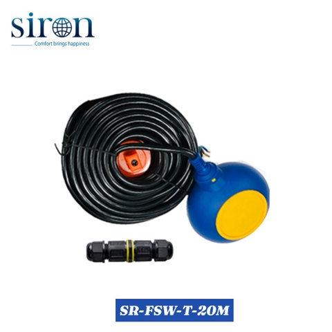 Bộ phao điện điều khiển kín nước chống cạn và chống tràn Siron SR-FSW-T-20M