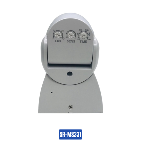 Công tắc cảm ứng chuyển động rada vi sóng ngoài trời chống nước IP65 Siron SR-MS331