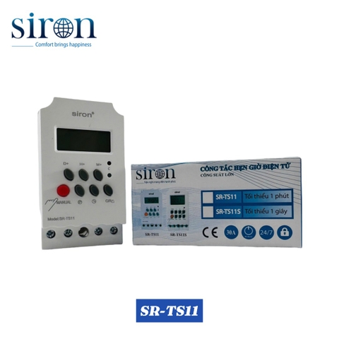Công tắc hẹn giờ kỹ thuật số bật tắt thiết bị điện Siron SR-TS11