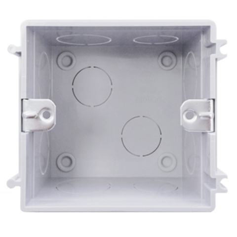 Đế Âm Tường Vuông Simon SED1A076 - Chống Cháy, Lắp Công Tắc Ổ Cắm I7, V8, S6, S50