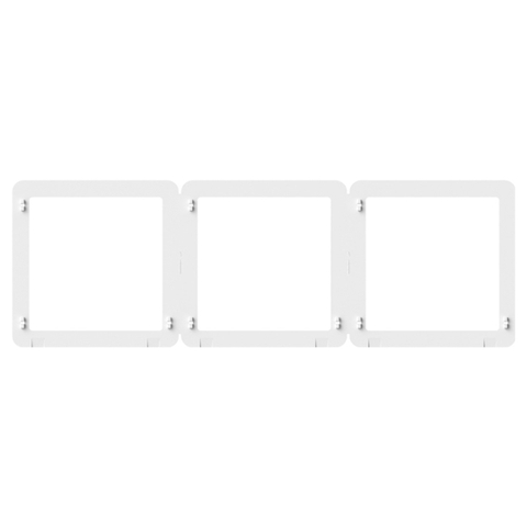 Khung viền Ba vuông Màu Trắng Simon S6 580630