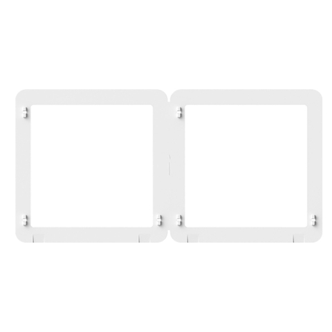 Khung Viền Đôi Vuông Màu Trắng Simon S6 580620