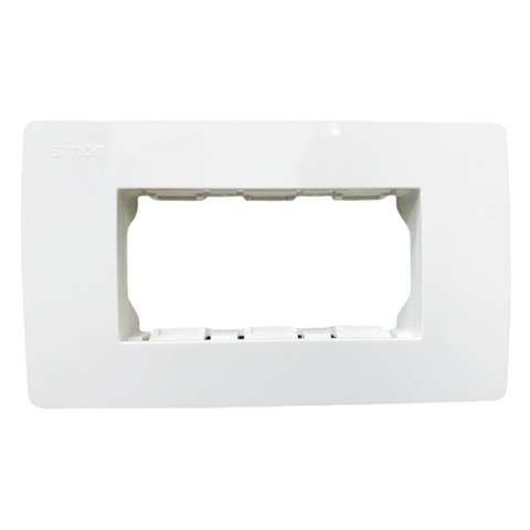 Mặt 3 Lỗ Size S Lắp Ngang Màu Trắng Simon K1 Mã K1003N