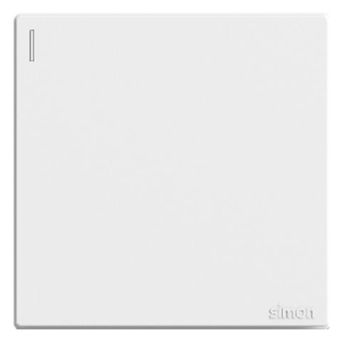 Bộ Công Tắc Đơn Trung Gian Vuông Màu Trắng Simon S6 581026