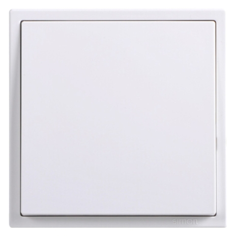 Module Công tắc đơn 1 chiều vuông Trắng Simon Series i7 701011